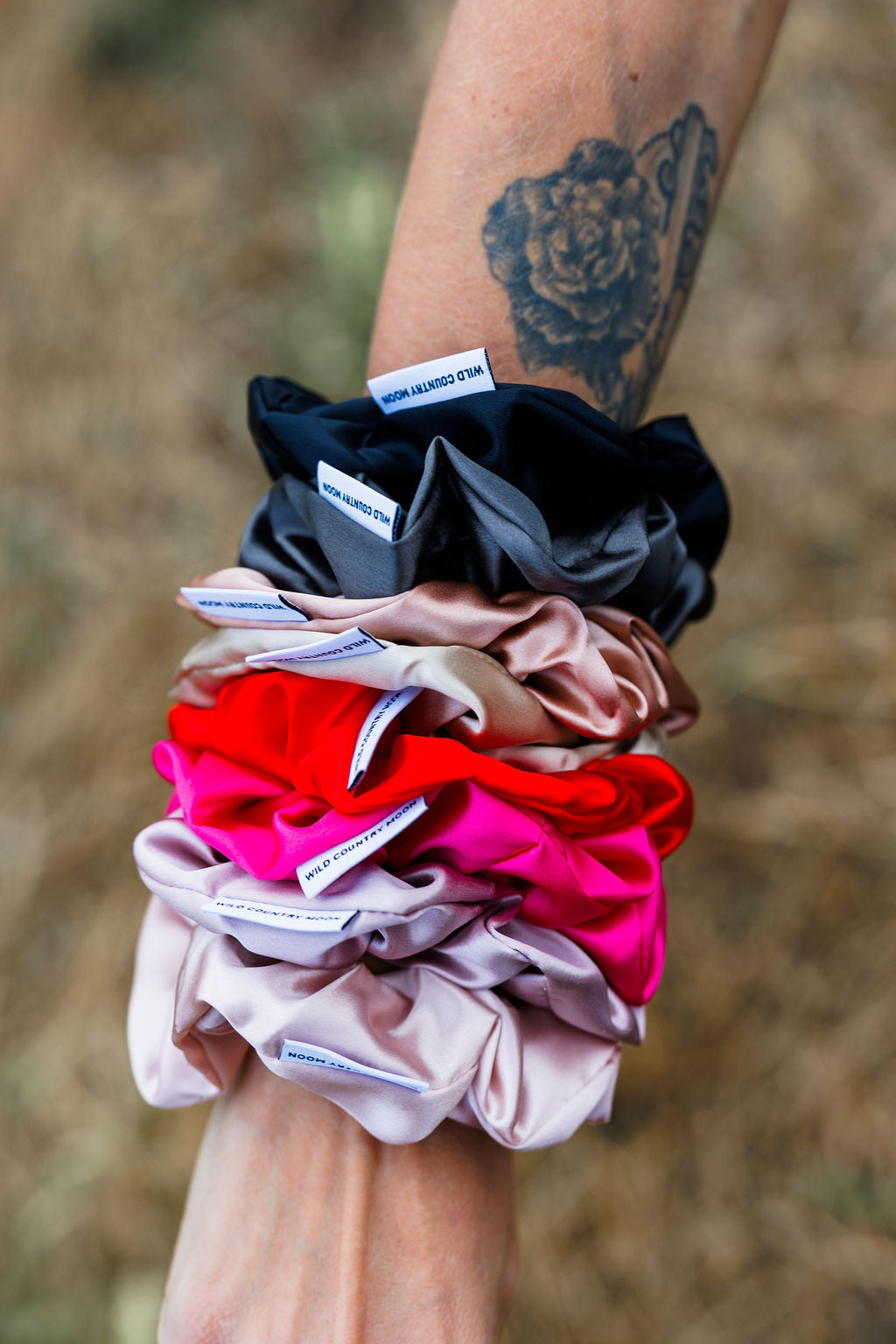 WCM Silk Scrunchies