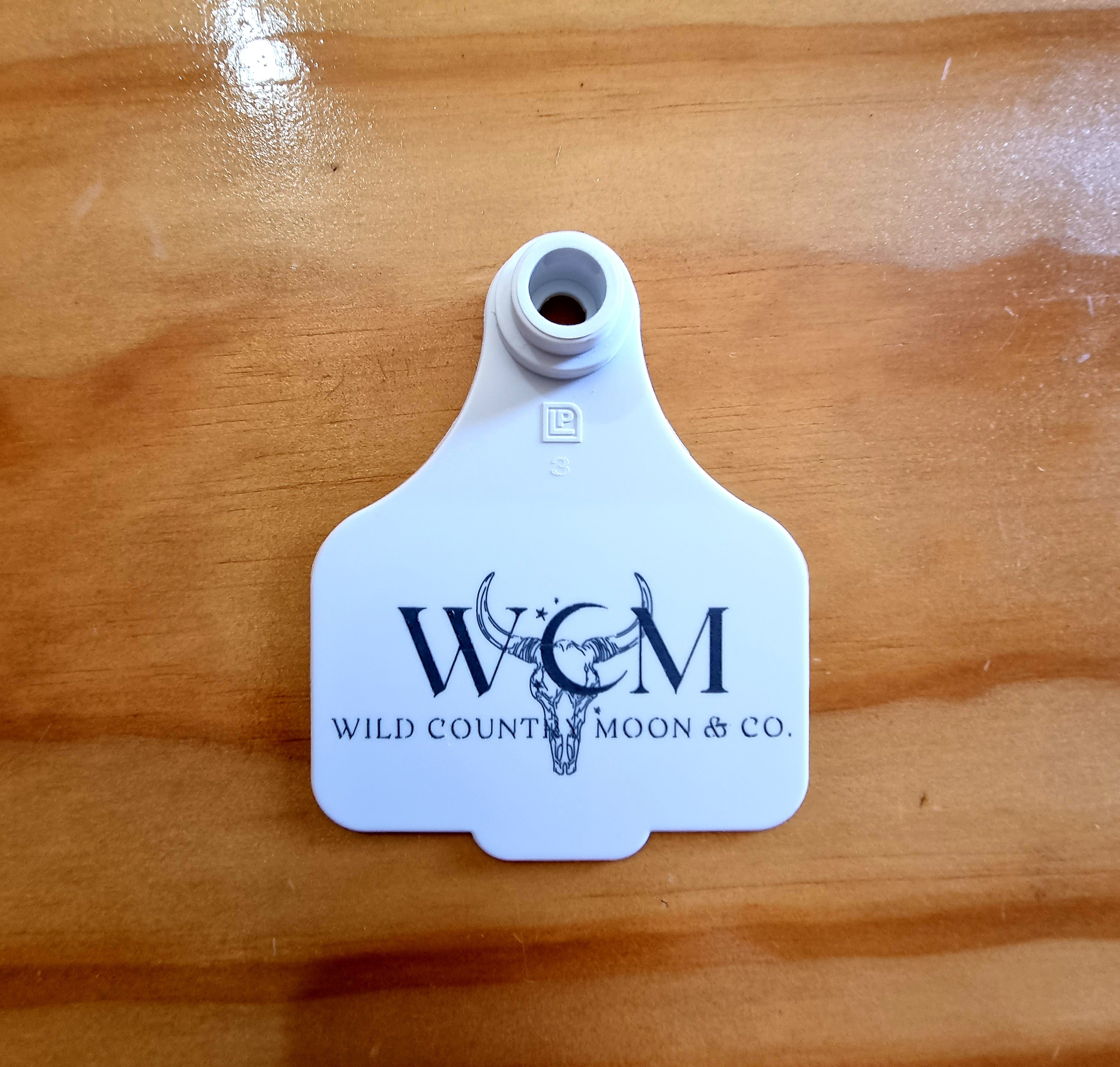 WCM Cattle Tag Key Rings