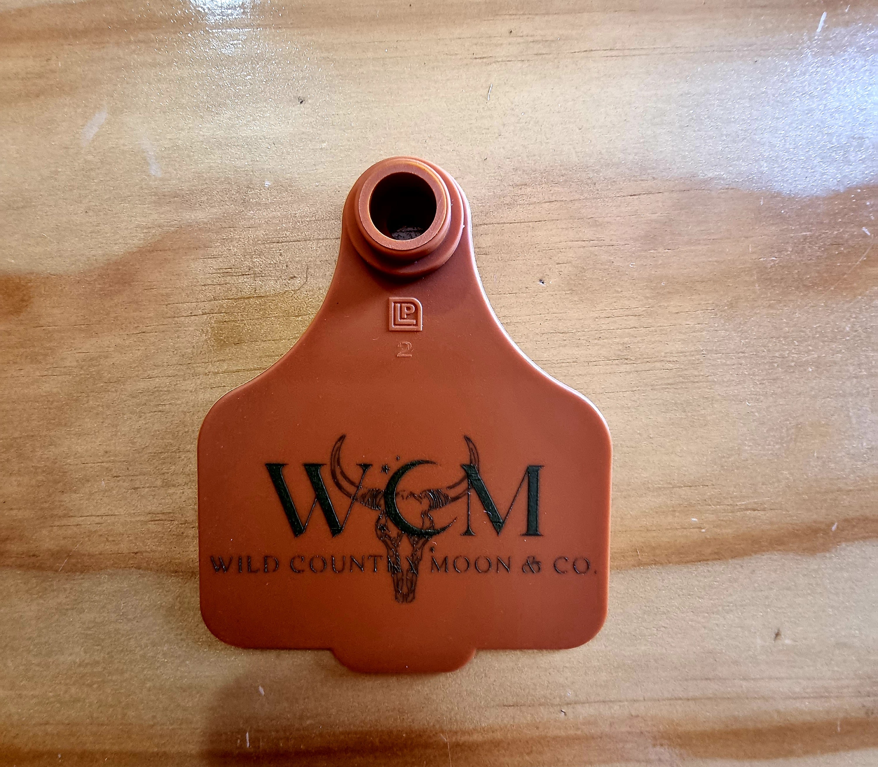 WCM Cattle Tag Key Rings