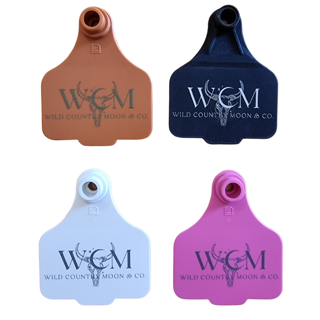 WCM Cattle Tag Key Rings